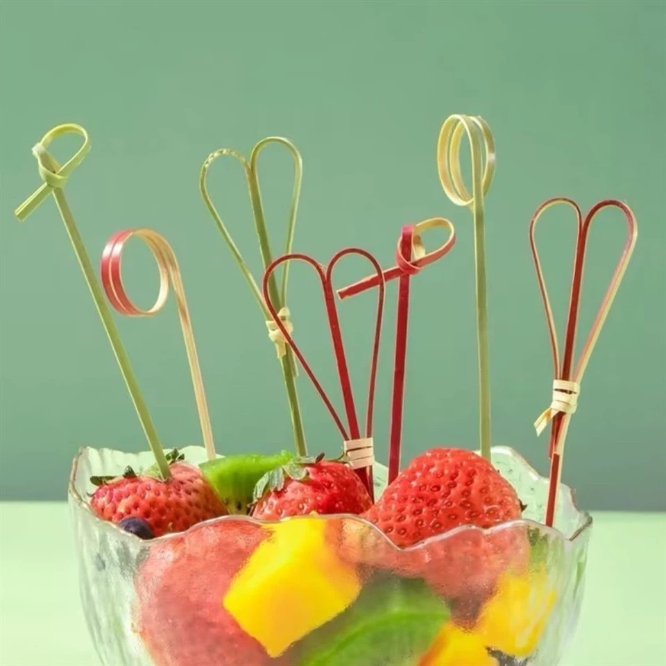 wholesale knotted bamboo picks skewers